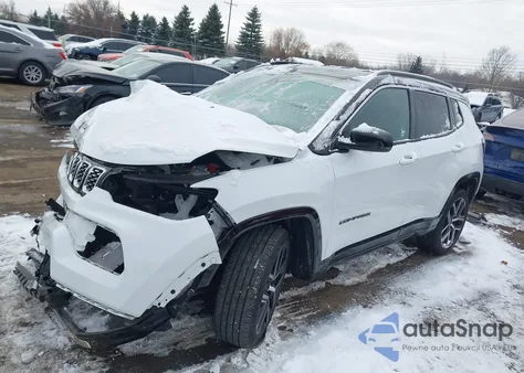 2025 Jeep Compass Limited 4X4 из США, поврежденный, VIN 3C4NJDCN9ST534914